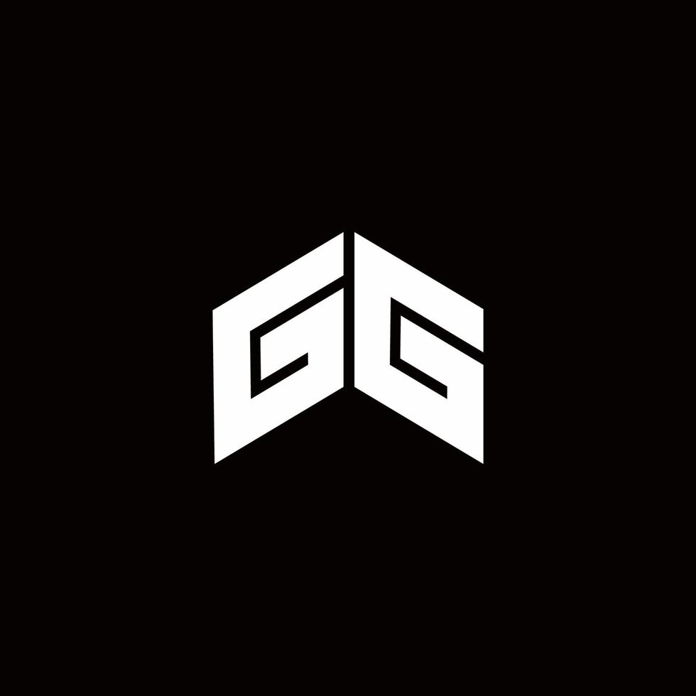 GG Logo monogram modern design template vector