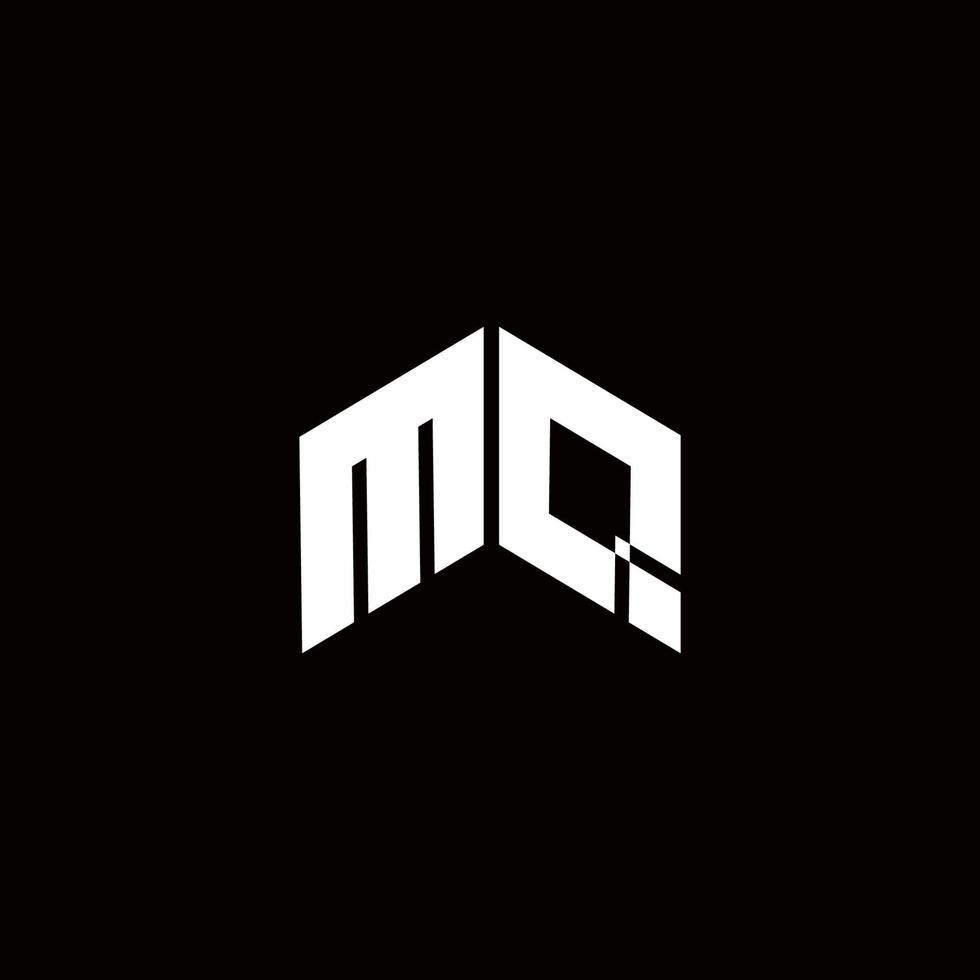 MQ Logo monogram modern design template vector