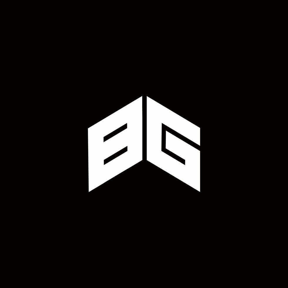 BG Logo monogram modern design template vector