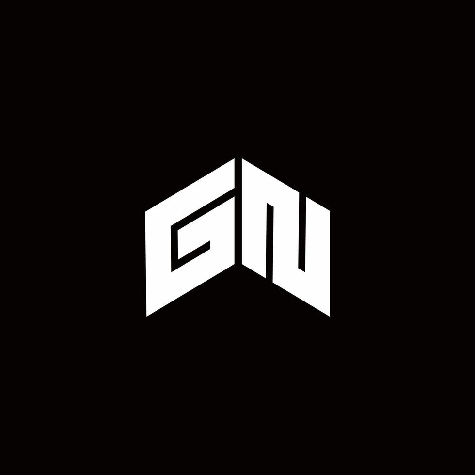 GN Logo monogram modern design template vector