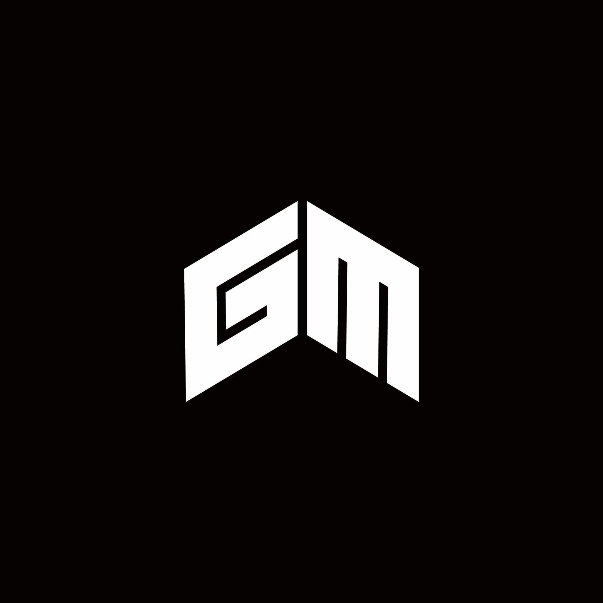 GM Logo monogram modern design template 3026251 Vector Art at Vecteezy