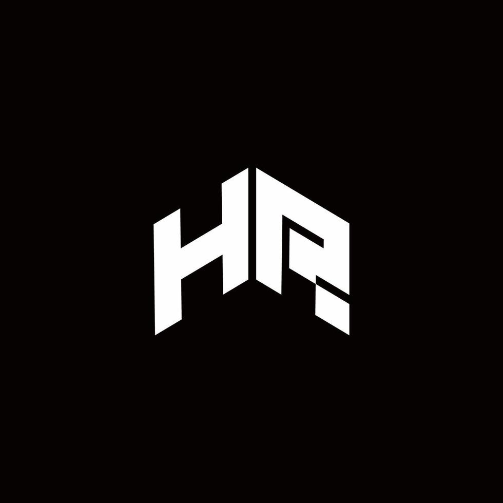 HR Logo monogram modern design template vector