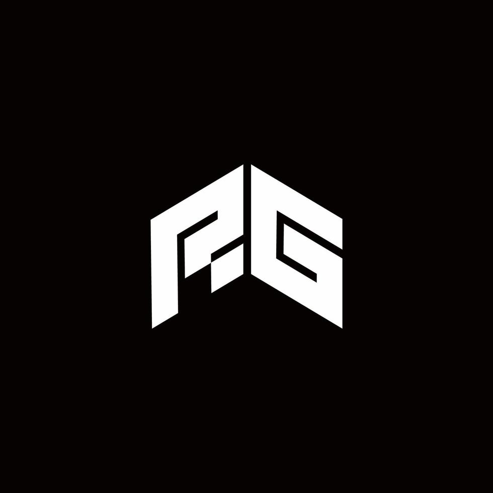 RG Logo monogram modern design template vector