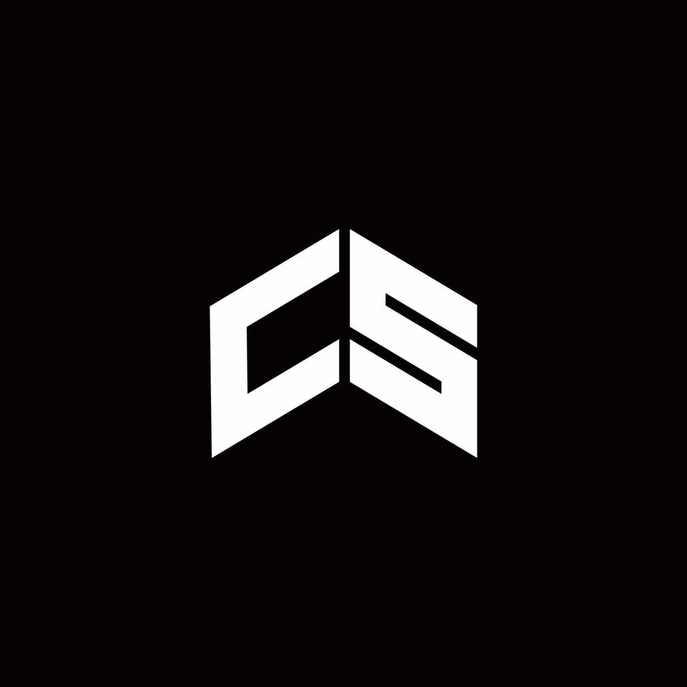 CS Logo monogram modern design template vector