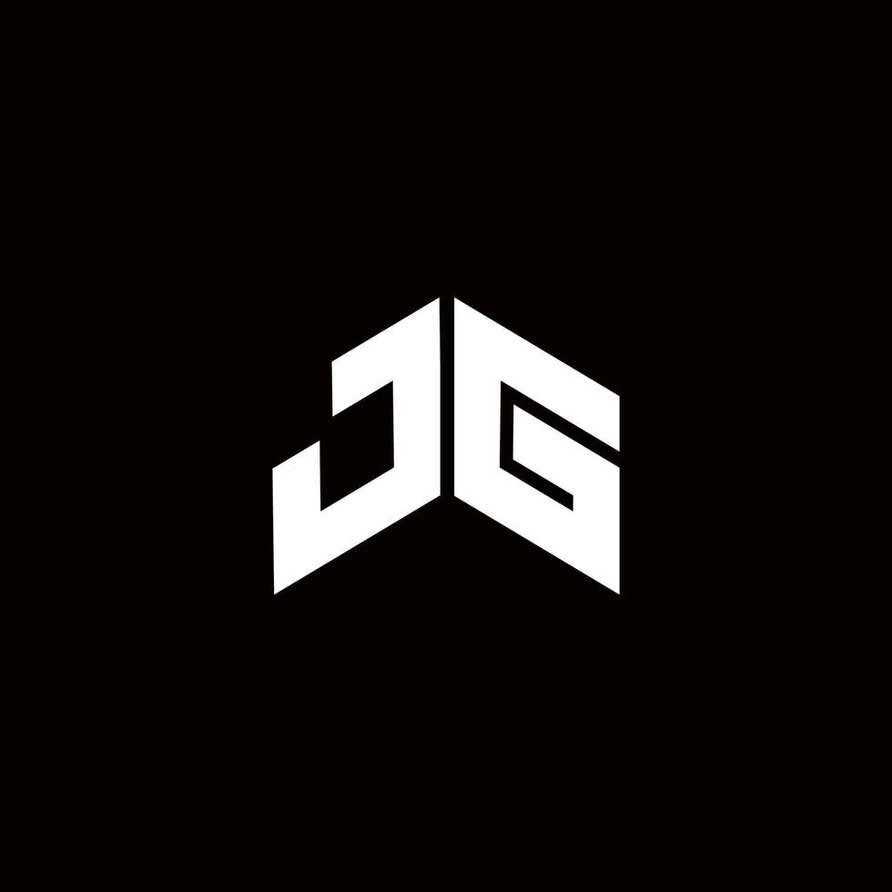 JG Logo monogram modern design template vector