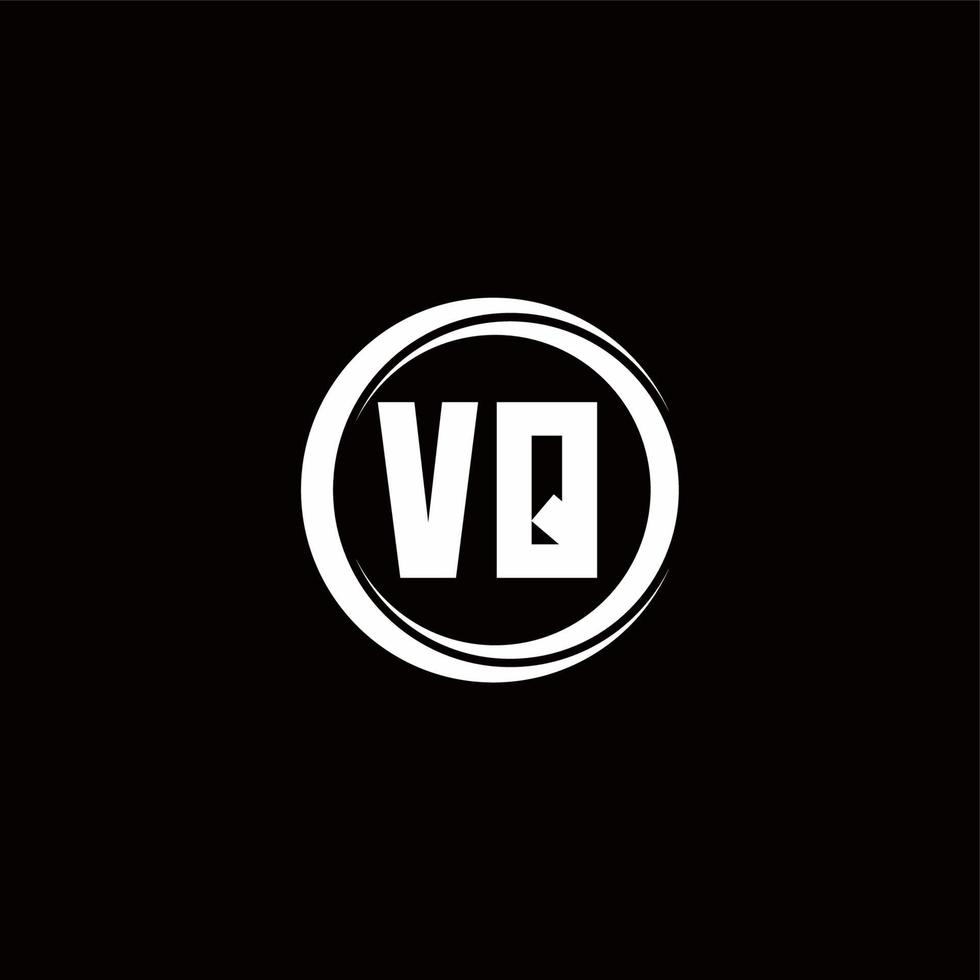 Logo monogram design template vector