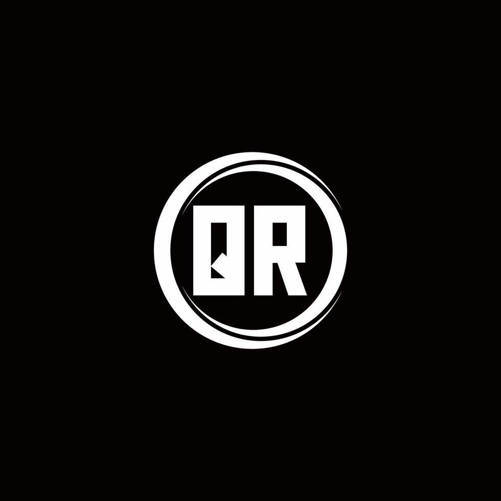 Logo monogram design template vector
