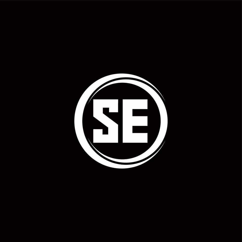 Logo monogram design template vector