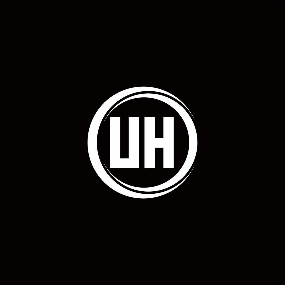 Logo monogram design template vector
