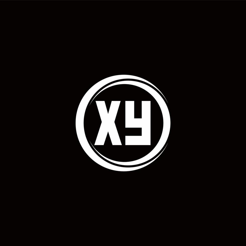 Logo monogram design template vector