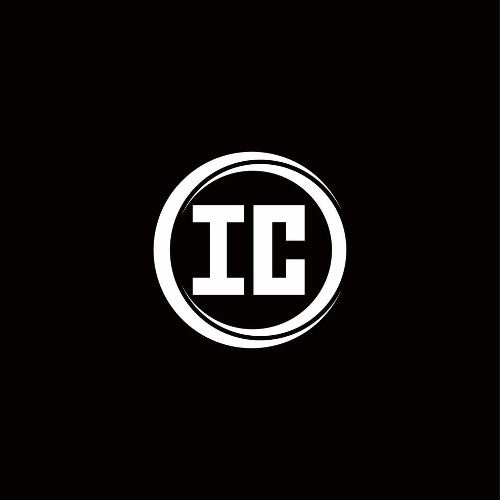 Logo monogram design template vector