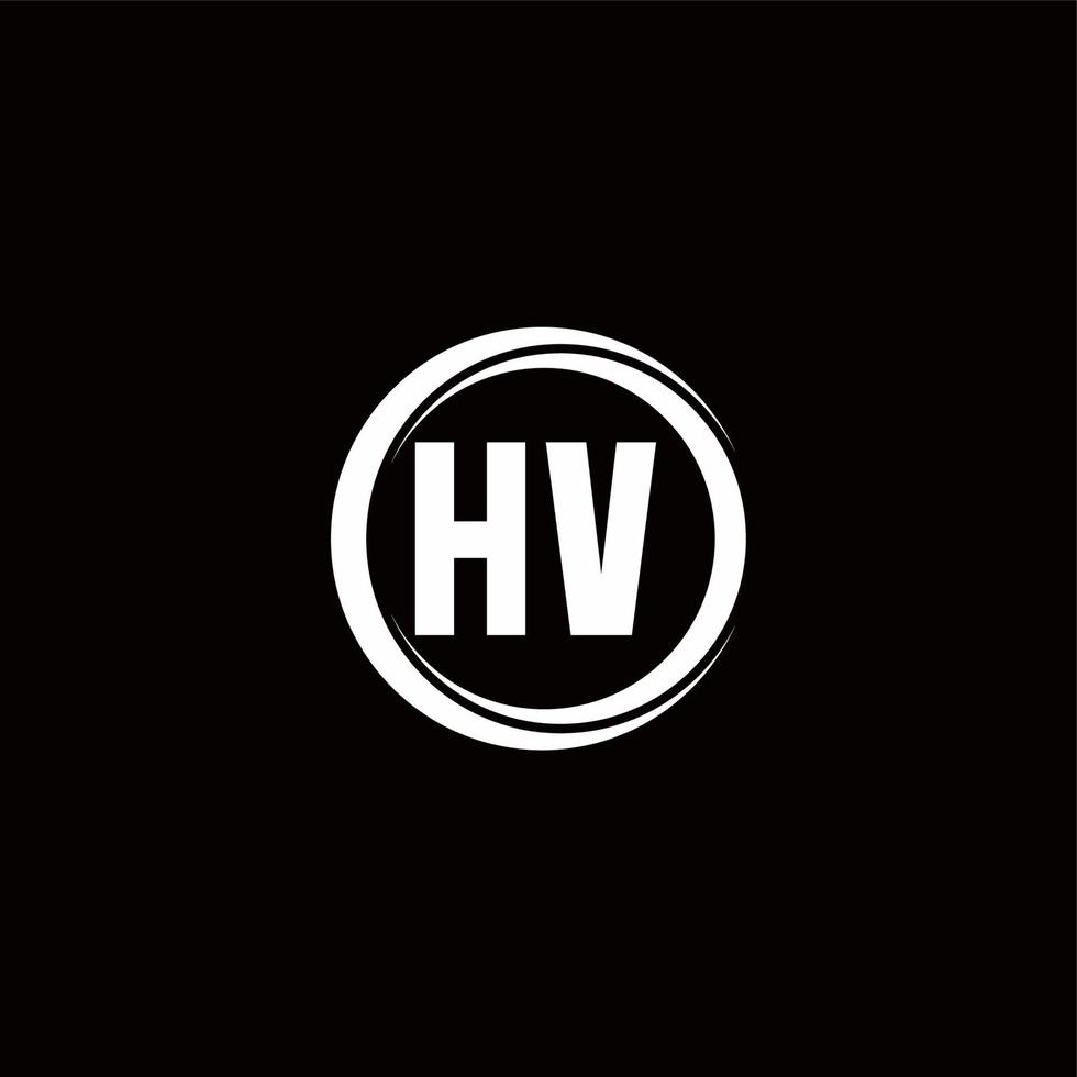 Logo monogram design template vector