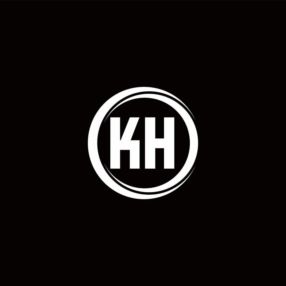 Logo monogram design template vector