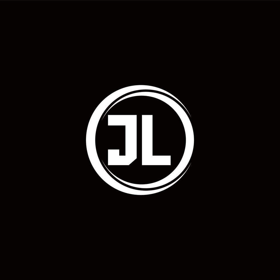 Logo monogram design template vector