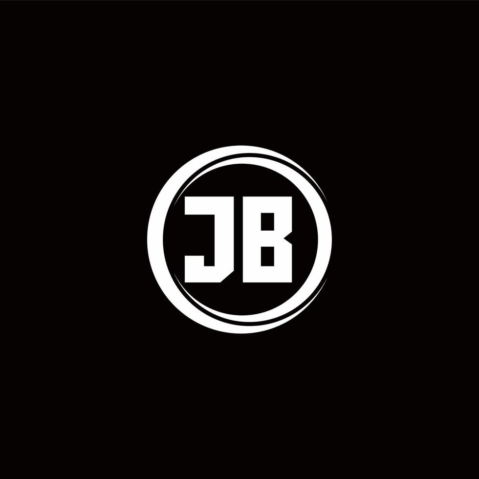 Logo monogram design template vector
