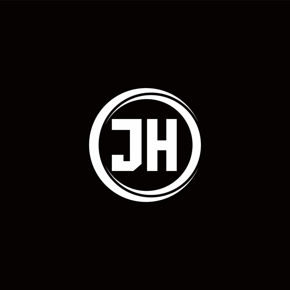 Logo monogram design template vector
