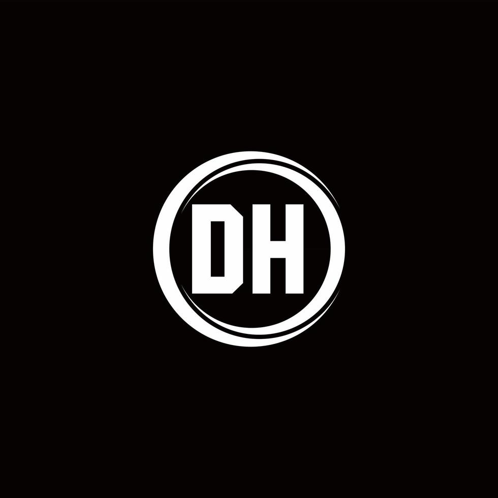 Logo monogram design template vector