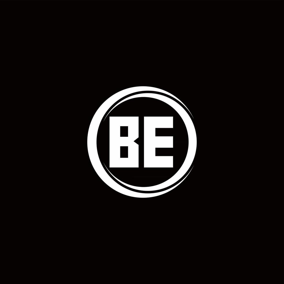 Logo monogram design template vector