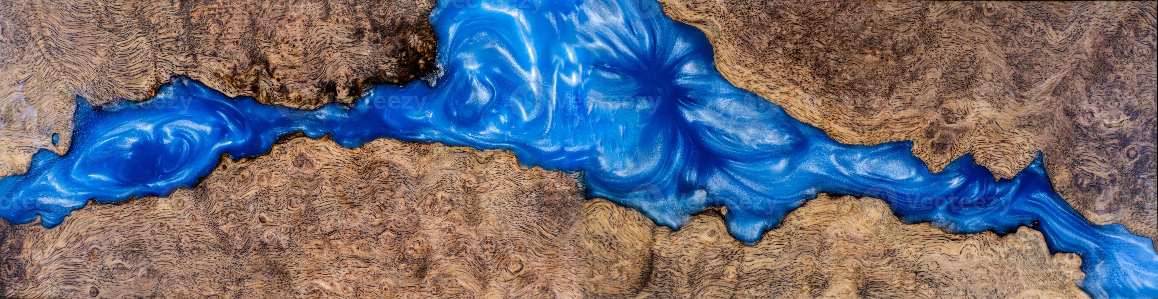 Casting epoxy resin Stabilizing persimmon burl wood photo