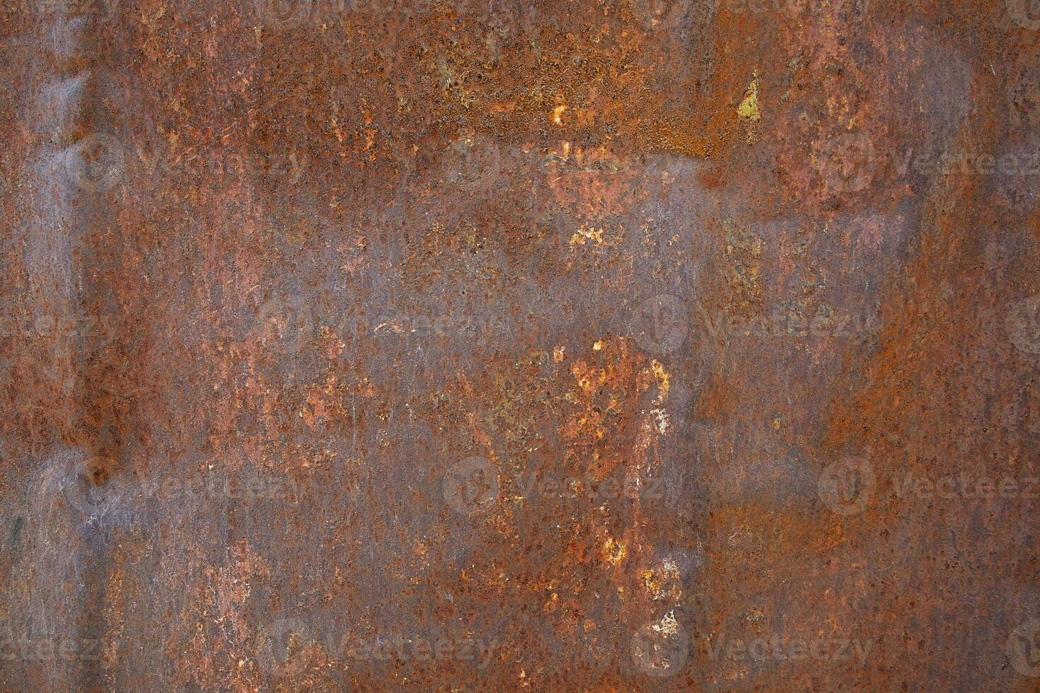 Rust on surface of the old iron photo