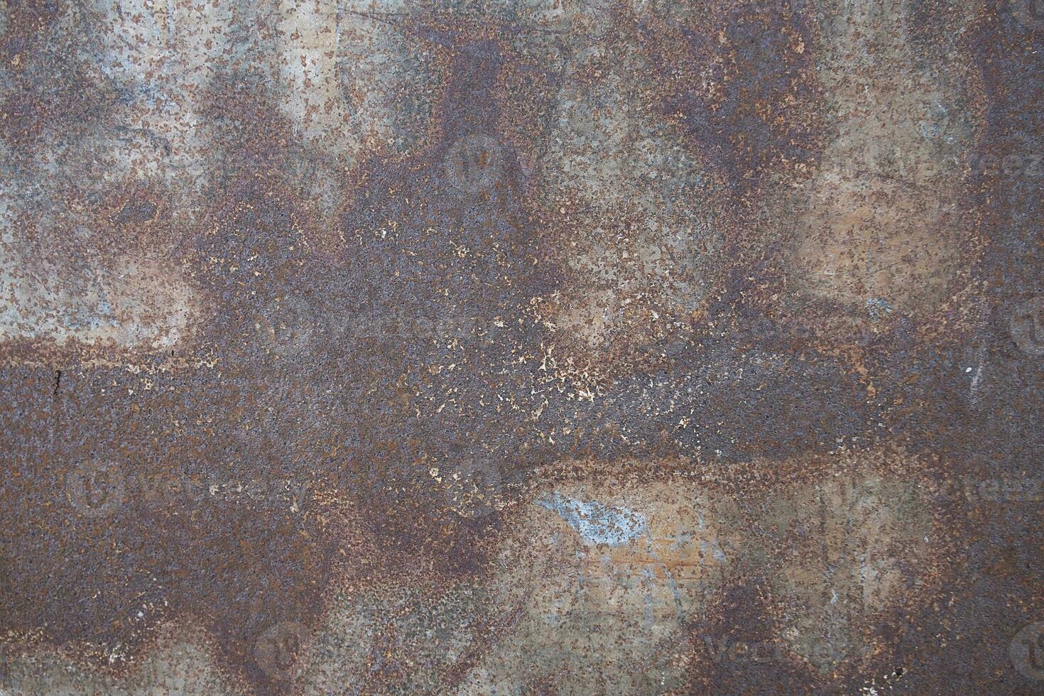Rust on surface of the old iron photo