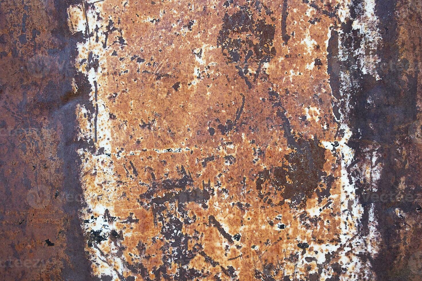 Rust on surface of the old iron photo