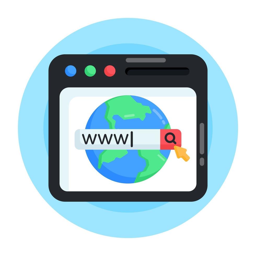 Web Site  Browser vector