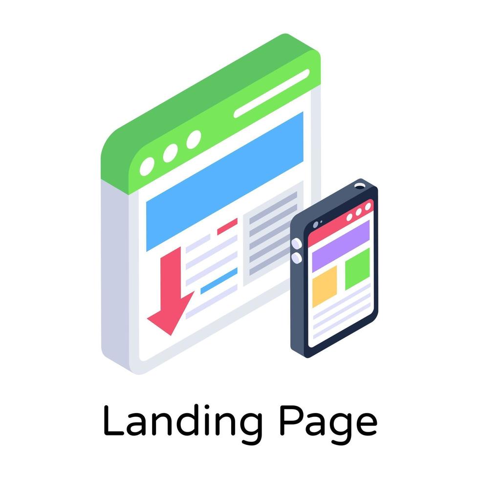 Landing Page and Layout 3027908 Vector Art at Vecteezy