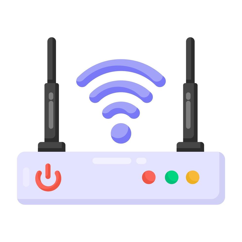 Modem and Router vector