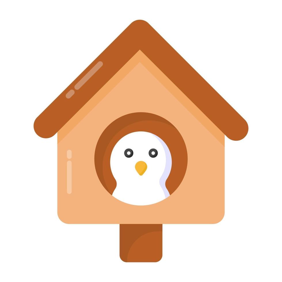 Bird house and Nest vector