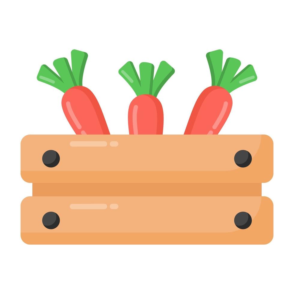 Carrot and Organic food vector