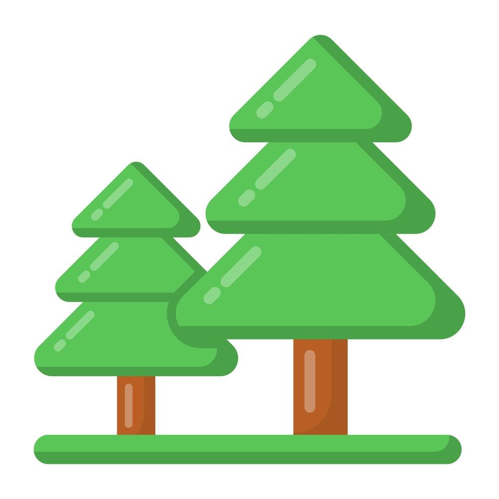 Tree and plantation vector