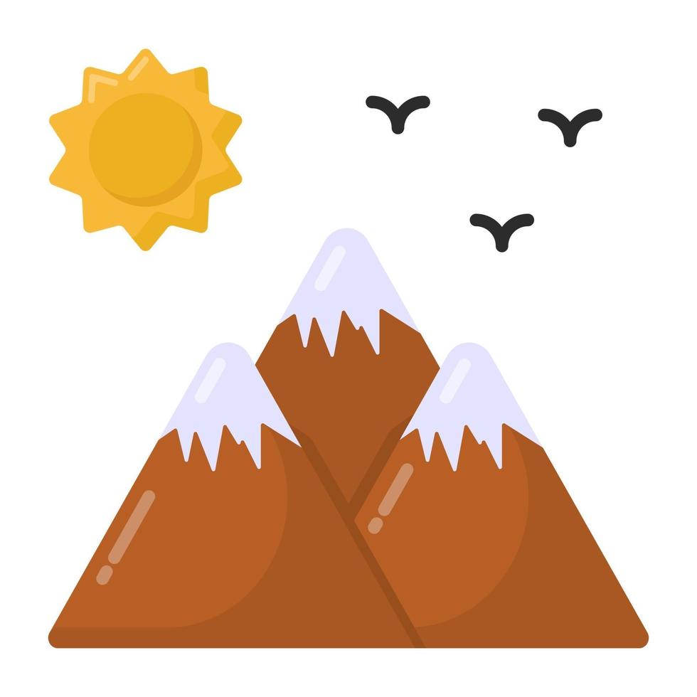 Hill Station and Landscape vector