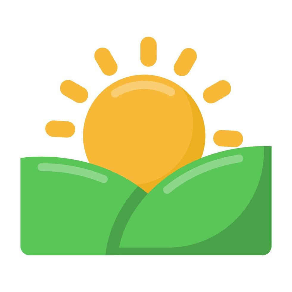 Partly Sunny Day vector
