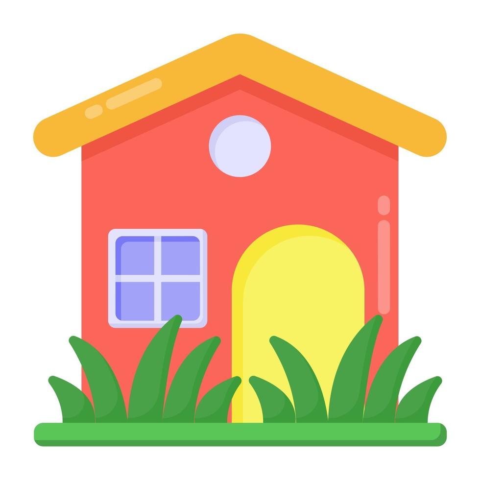 Warehouse and Farmhouse vector