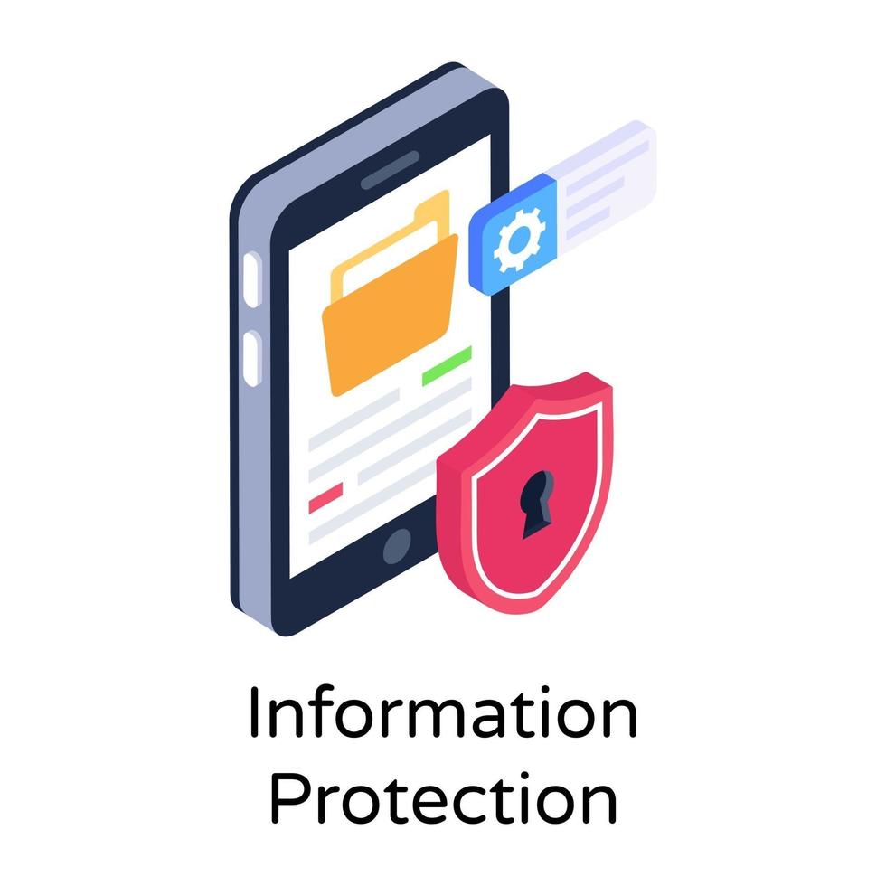 Mobile Information Protection vector
