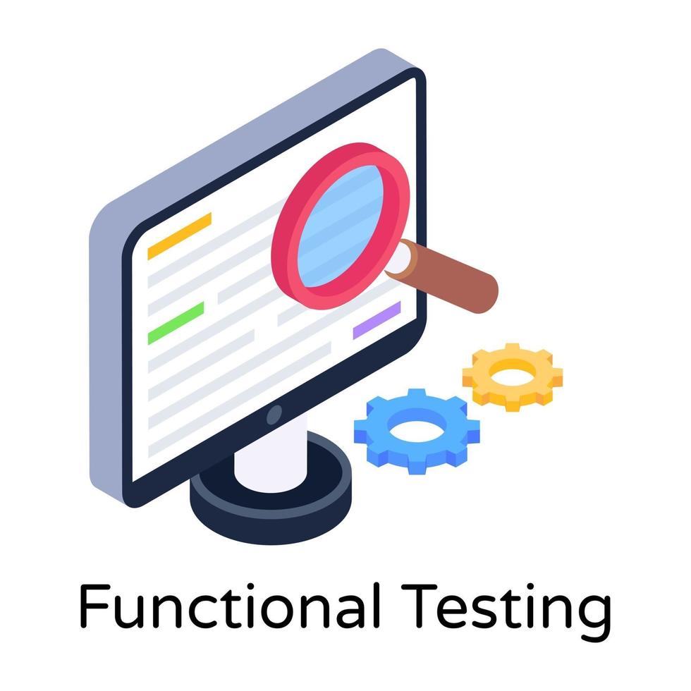 análisis y pruebas funcionales vector