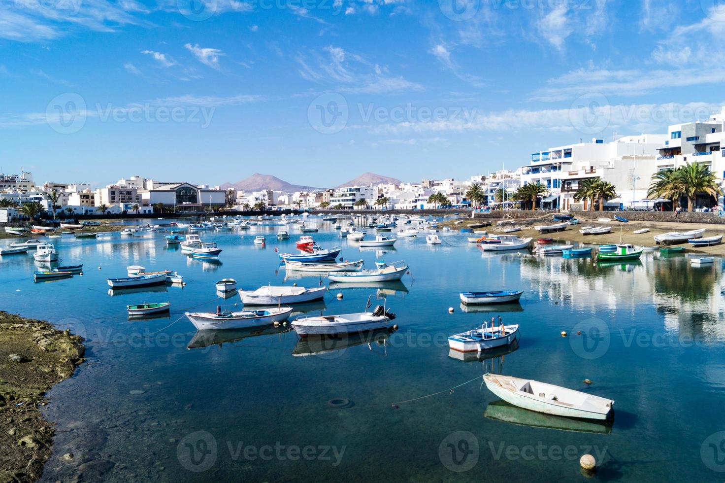 Puerto interior de Arrecife, Lanzarote, España foto