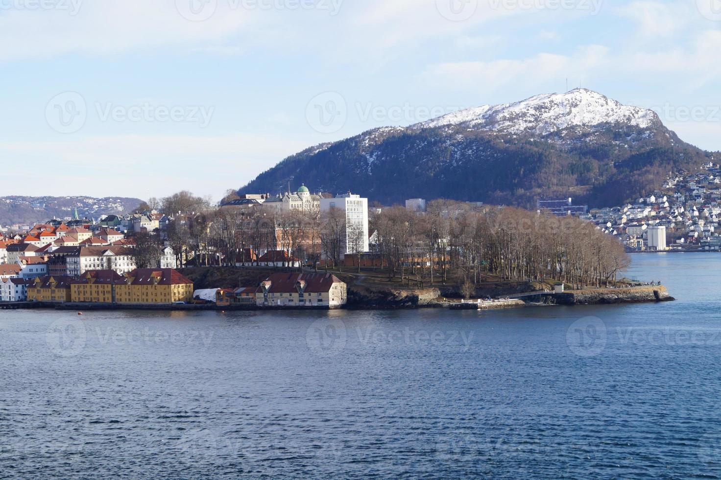 Bergen from the Perspective of Mount Floyen photo