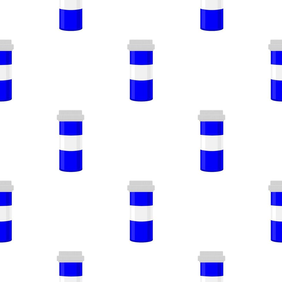 big colored set different types of pills inside close jar vector