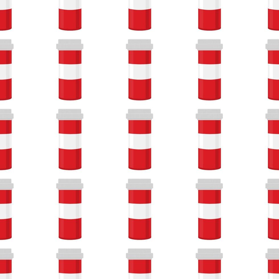big colored set different types of pills inside close jar vector