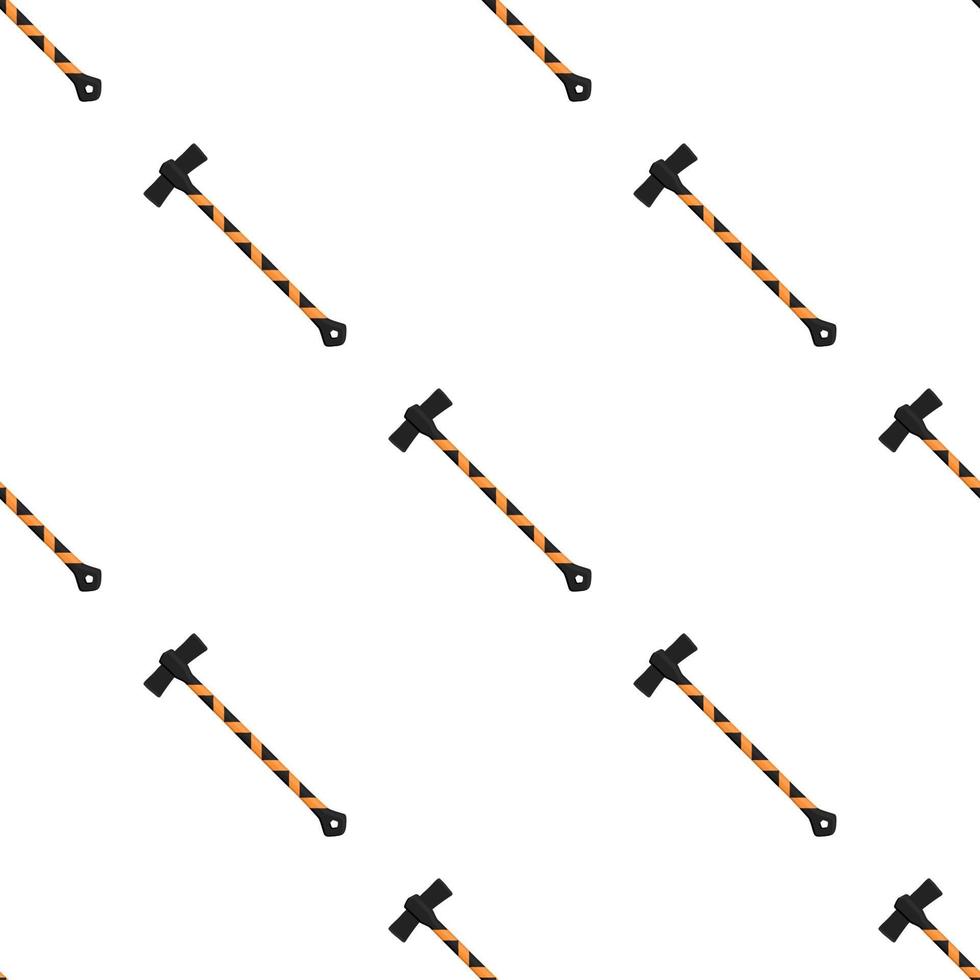 Illustration on theme pattern steel axes with wooden handle vector