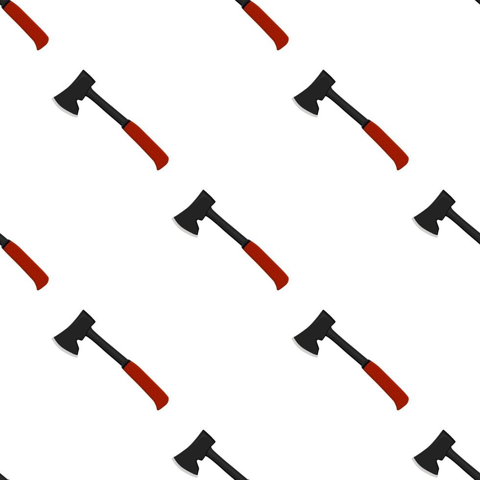 Illustration on theme pattern steel axes with wooden handle vector