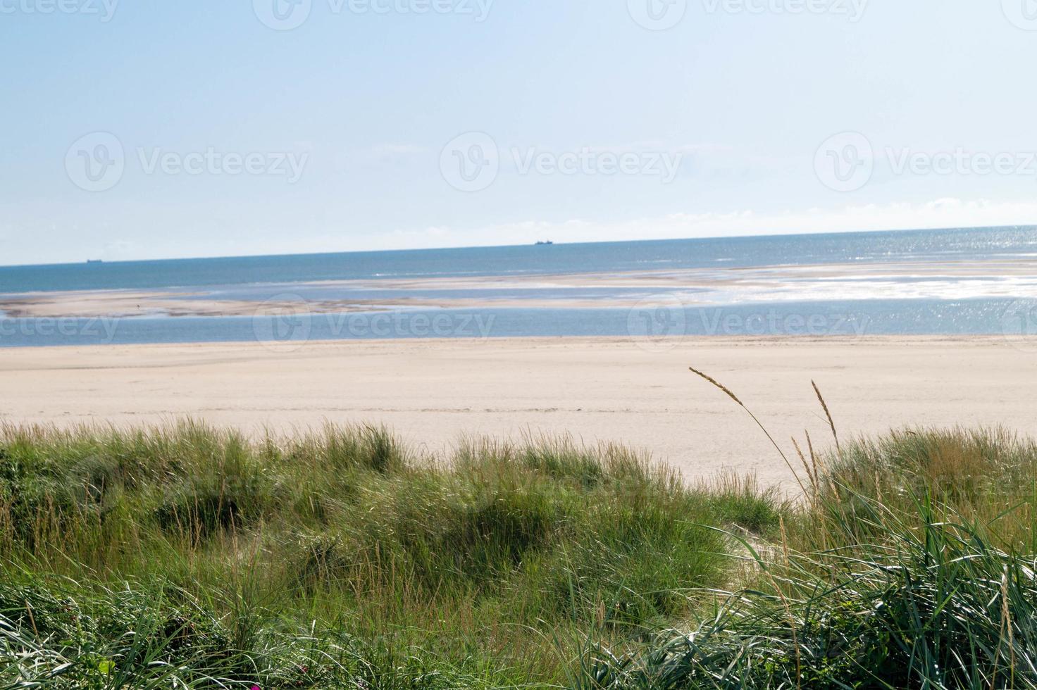 at the beach of Blavand Ho Denmark photo