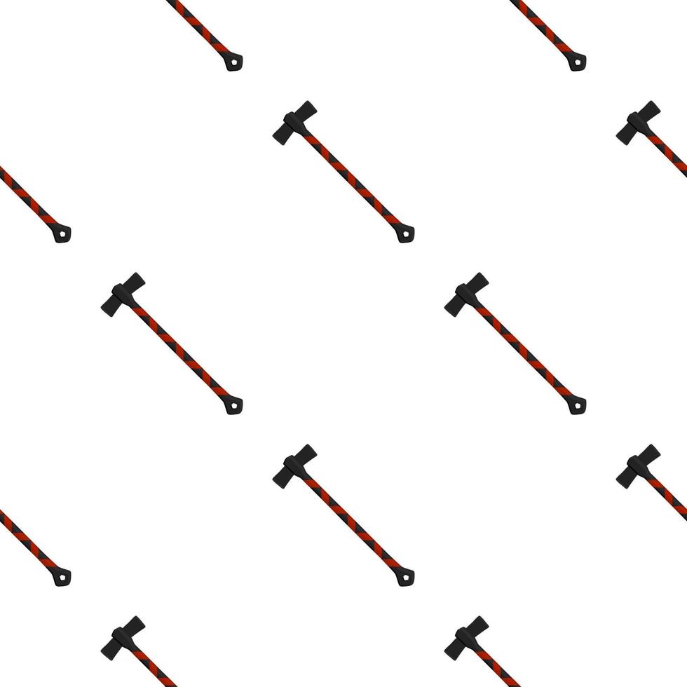 Illustration on theme pattern steel axes with wooden handle vector