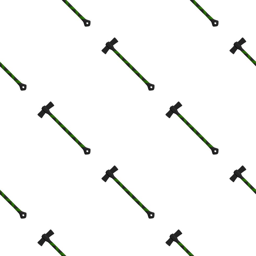 Illustration on theme pattern steel axes with wooden handle vector