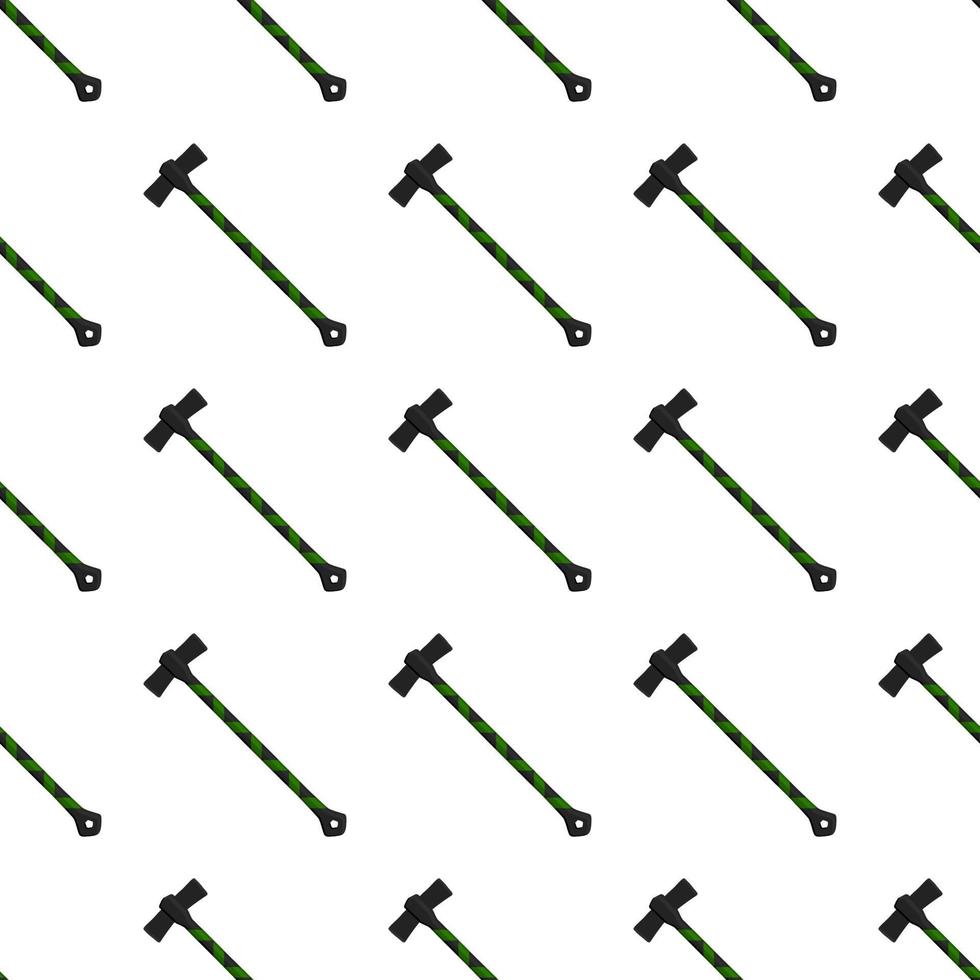Illustration on theme pattern steel axes with wooden handle vector