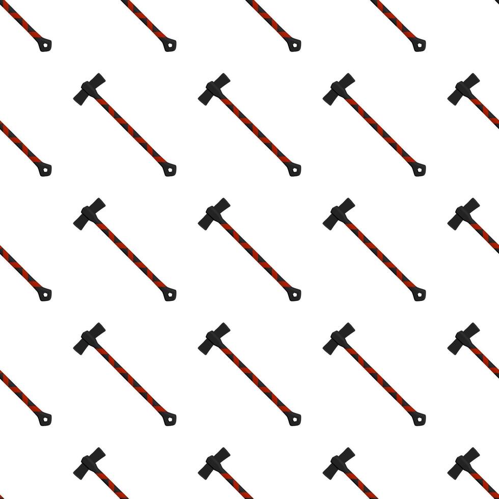 Illustration on theme pattern steel axes with wooden handle vector