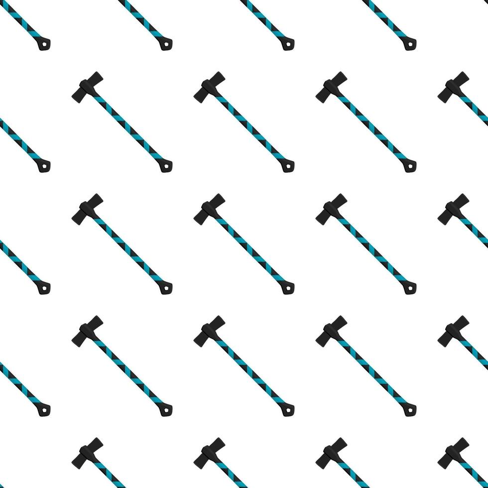 Illustration on theme pattern steel axes with wooden handle vector