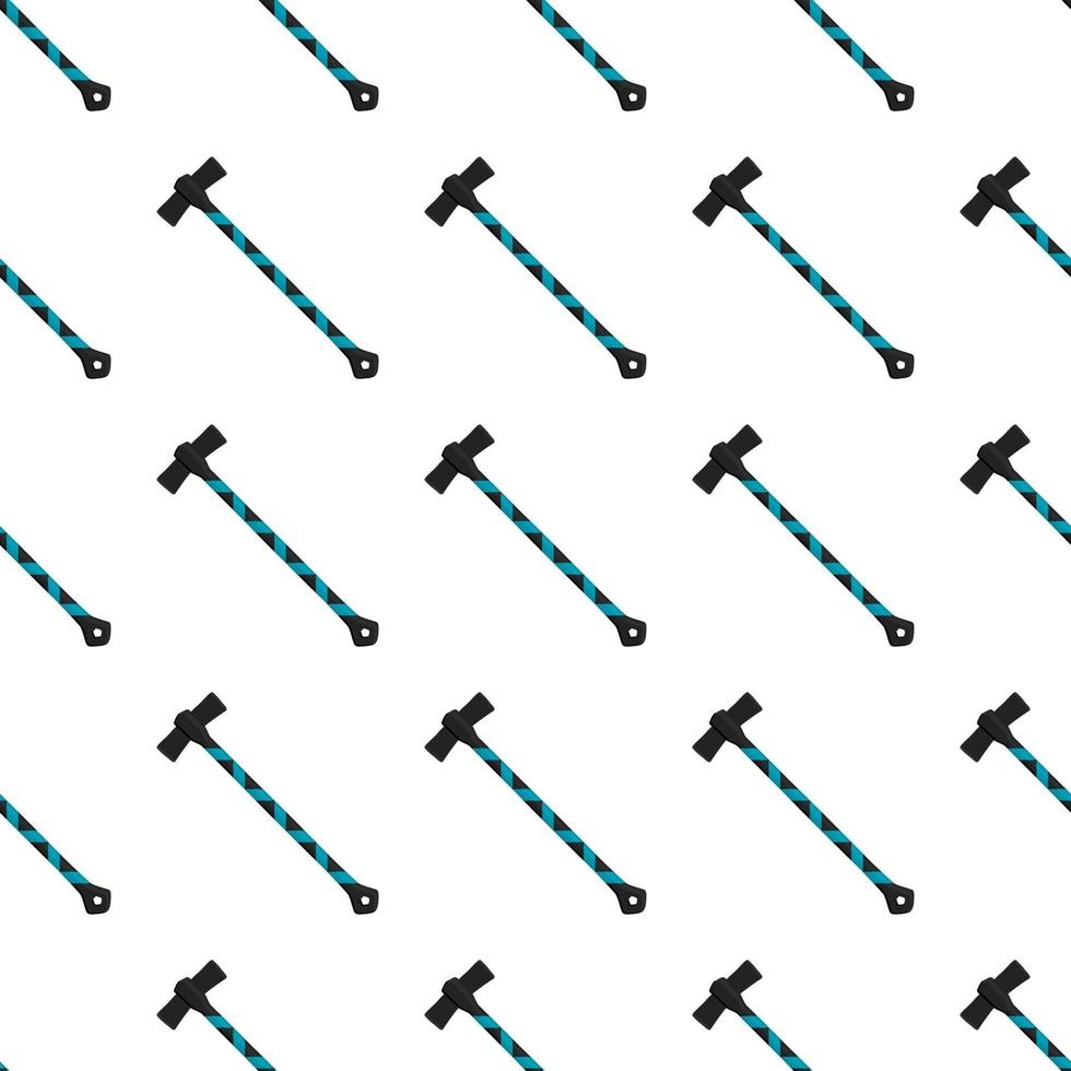 Illustration on theme pattern steel axes with wooden handle vector